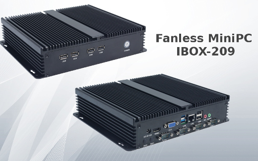 Industrial Computer Fanless MiniPC IBOX-209